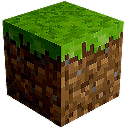 Minecraft Grass Cube Icon